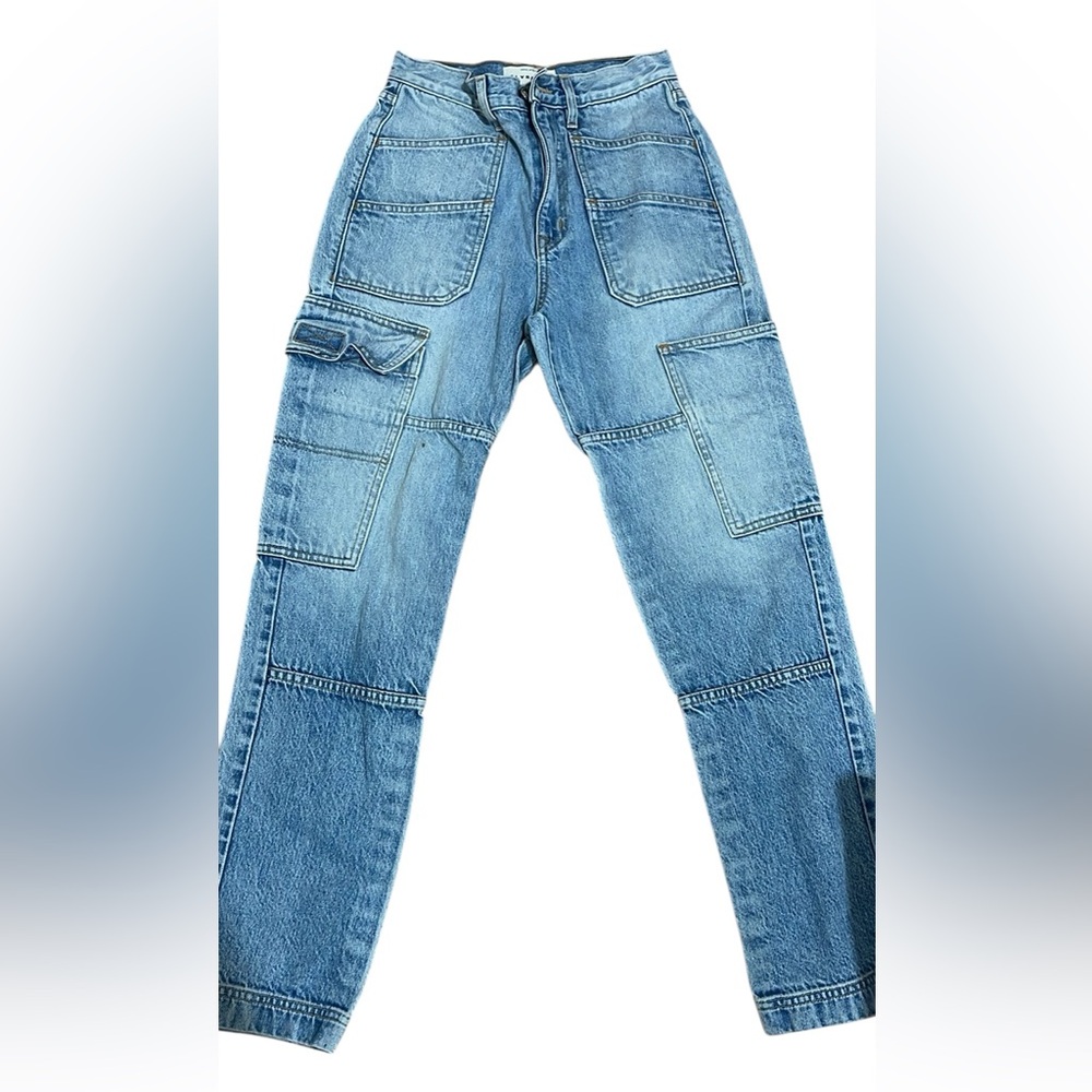 SLVRLAKE Men's Light Blue Relaxed Jeans